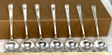preowned,7 vintage soupspoons, National Silver company, B P N S