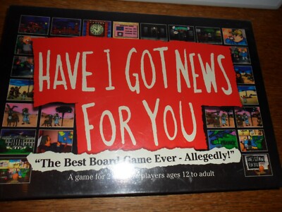 ''Have I got News for you'' Brettspiel 2 + erwachsene Spieler NEU kostenloses P & P''