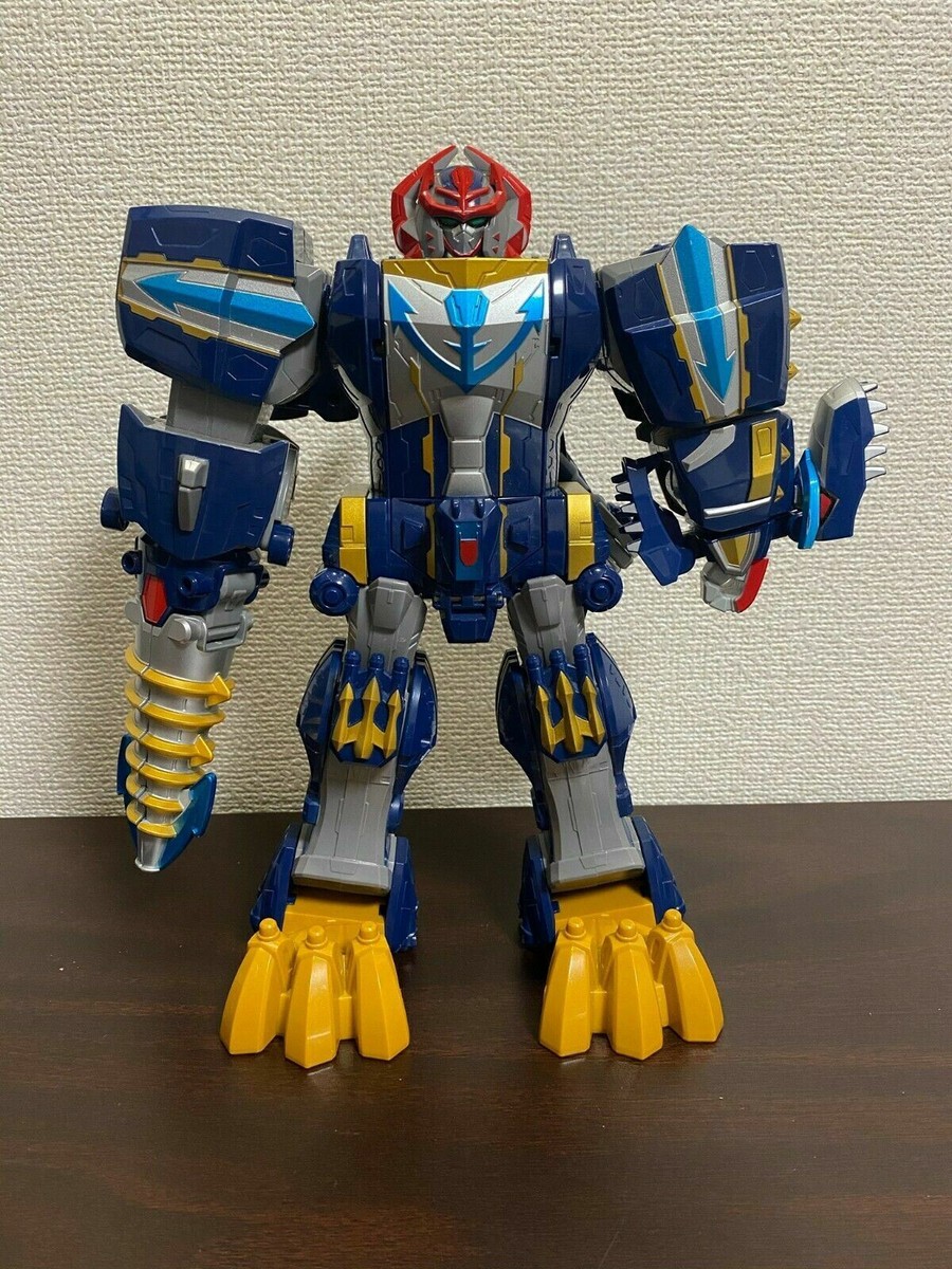 Power Rangers Super Megaforce Gokaiger DX GoZyuJin Q-Rex Megazord