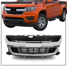 Fit For Chevrolet Colorado 2015-2020 Front Upper Grille W/Chrome Trim 84408363