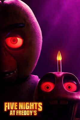 Five Nights at Freddy's Filmplakat 2023 Druck Kino Film A3 A2 A1 Maxi 1904