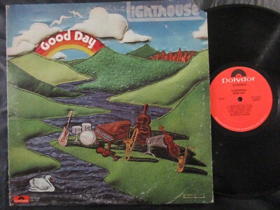 LIGHTHOUSE Good Day / LP & Promo Sheet USA 1974 POLYDOR PD 6028