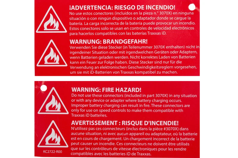 Enchufe Traxxas (masculino) (2) solo para uso regulador TRX3070X Slash Rustler - Imagen 4 de 4