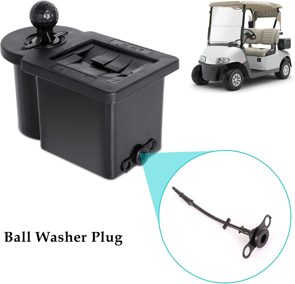 10L0L Replacement Rubber Drain Plug for Golf Cart Golf Ball Washer and ...
