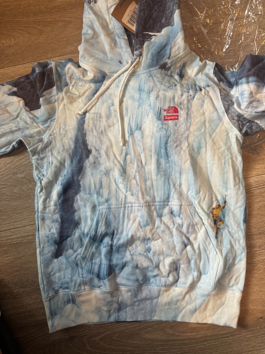 【希少】Supreme ×The North Face Ice Climb Hooded Sweatshirt Supreme x The North Face Ice Climb Hoodie Size SMALL **READY