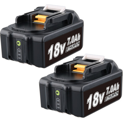 EXTENSILO 2x Batterie remplacement pour Makita BL1850, BL1840B, BL1830B, BL1840, BL1835, BL1850B