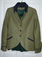 Timothy Foxx Isla Tweed Jacket In Amber- New Uk 10 Rrp Ł345