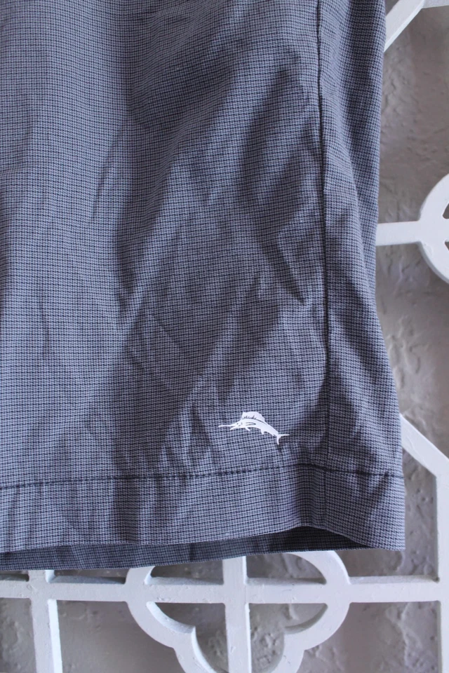 Tommy Bahama Shorts Mens 36 Gray Chino Lightweight Performance Nylon Stretchy - Image 3 of 4