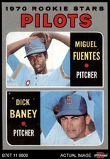1970 Topps #88 Dick Baney / Miguel Fuentes Pilots RCs RC 7.5 - NM+