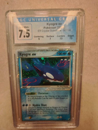 Kyogre ex graded CGC 7.5 for sale on eBay