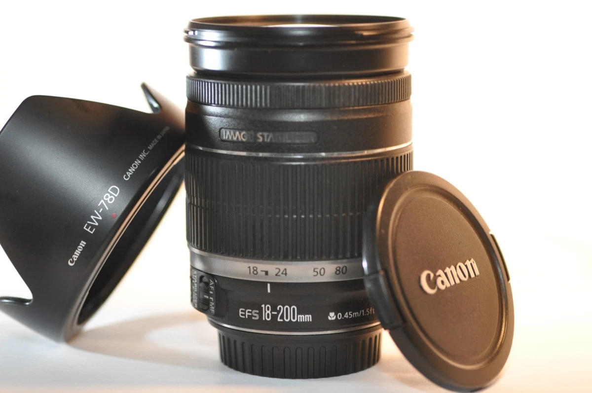 Canon EF-S 18-200mm Focal Camera Lenses for sale | eBay