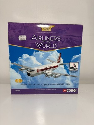 1:144 Vickers Viscount 700 Capital Airlines N7443 Corgi AA30505 Diecast