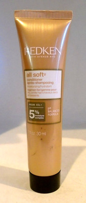Redken All Soft Argan Oil Conditioner Moisturizes & Deeply Hydrates - 1 Fl Oz