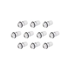 Wavin Tank Connector 15mm 1-part Insert White Polybutylene HX20/15 Pack of 10