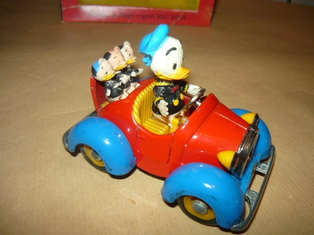 POLITOYS 554 AUTO PAPERINO 1^ SERIE DISNEY DONALD DUCK MODEL DISNEY POLISTIL - Immagine 3 di 4