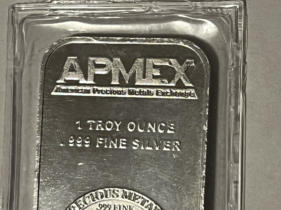 (1) APMEX 1 OZ .999 SILVER BARS, FAST SHIPPING!!!! | eBay