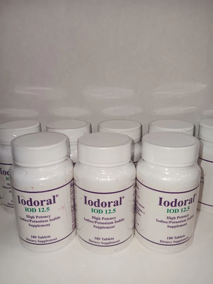 Iodoral IOD-12.5 180 Comprimidos Optimox EXP 02/26 Auténtico Sellado de Fábrica Foto 3 de 4
