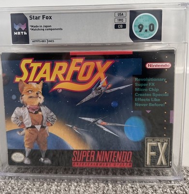 Star Fox SNES WATA 9.0 CIB 1993 Super FX Nintendo CLEAN HIGH GRADE