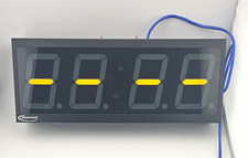 Masterclock NTDS44DF PoE Double Face 4" Amber LED Network Digital Clock