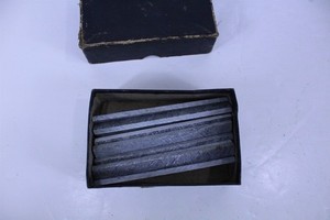  Advertising Box by Dixon 12 Lumber Crayons Blue #521 Jersey City, NJ Vintage