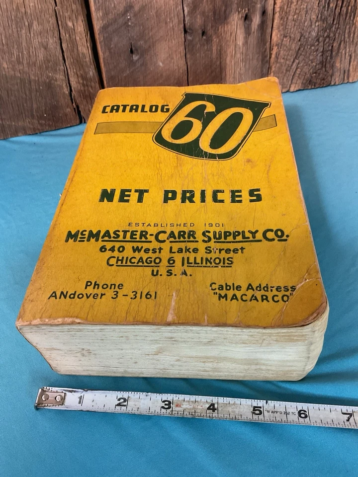 1954 McMaster-Carr Catalog 60 - Industrial Tool Prices - Chicago Collectors - Image 2 of 4