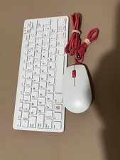 Tastiera Ufficiale Raspberry Pi, Rosso/Bianco+ Mouse - RASPBERRY-PI