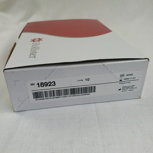 New Box Of 10 Hollister 18923 Urostomy Pouch 2 Piece System Exp 2029