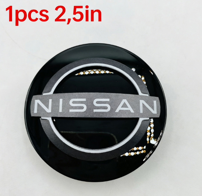 1Set Center Cap Fits For Nissan Frontier Kicks Leaf Pathfinder Rogue Wheel 2.5IN