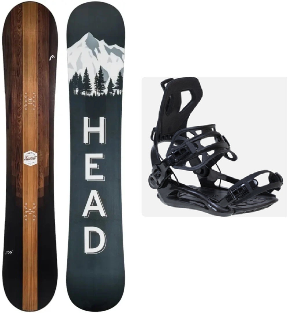 HEAD Transit 156 Snowboard Herren All Mountain Board Set inkl FASTEC Bindung NEU