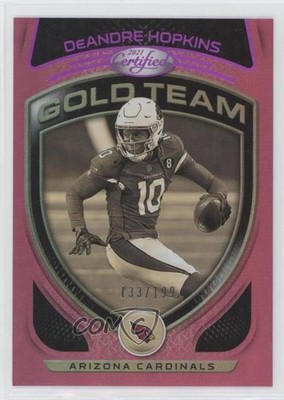 2021 Certified Gold Team Mirror Pink 133/199 DeAndre Hopkins #GT-11 8d4