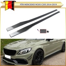 Seitenbretter Für Mercedes W205 C205 C63 Seitenschweller Schweller Carbon Look