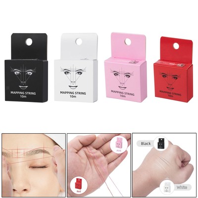 10 Meter vorgefärbte Mapping Saiten für Microblading symmetrische Augenbrauen