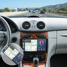 F&uuml;r 2002-2006 Mercedes CLK-klasse W209 Autoradio Apple Carplay GPS Android 15.0