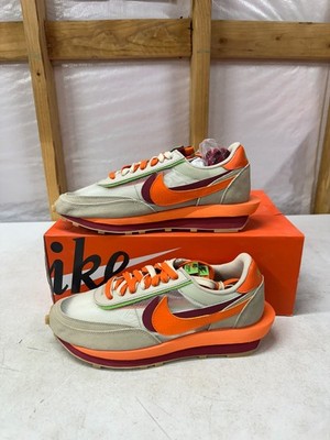 Clot x Sacai x Nike LDV Waffle Net Orange Blaze Size 11