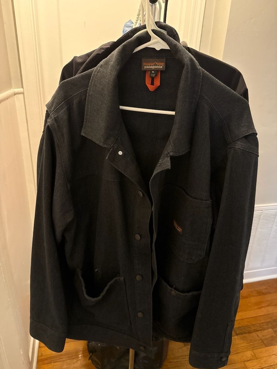Patagonia Iron Forge Hemp Canvas Chore Coat Black Size XL | eBay