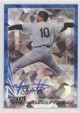 2021 Leaf Metal Draft 1990 Blue Crystals 2/15 Alexander Vizcaino Auto 0v59