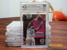 1992 SKYBOX #332 ALONZO MOURNING RC HORNETS HOF BCCG 10+