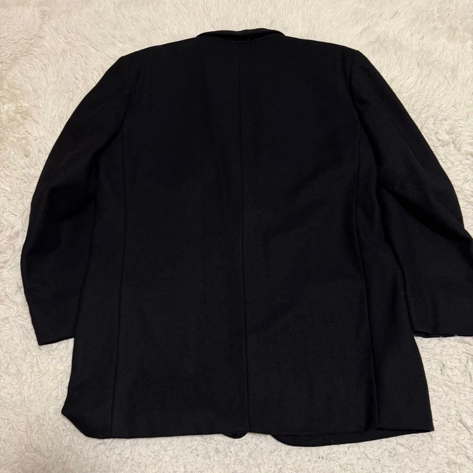 Rare Margaret Howell L Cashmere Wool Tailored Jacket Black Blazer F/S - Image 4 of 4