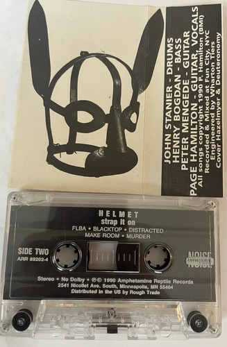 Helm- Strap It On (Kassette, 1992, Alt Metal) Interscope, Schallplatten, sehr guter + Zustand - Bild 4 von 4