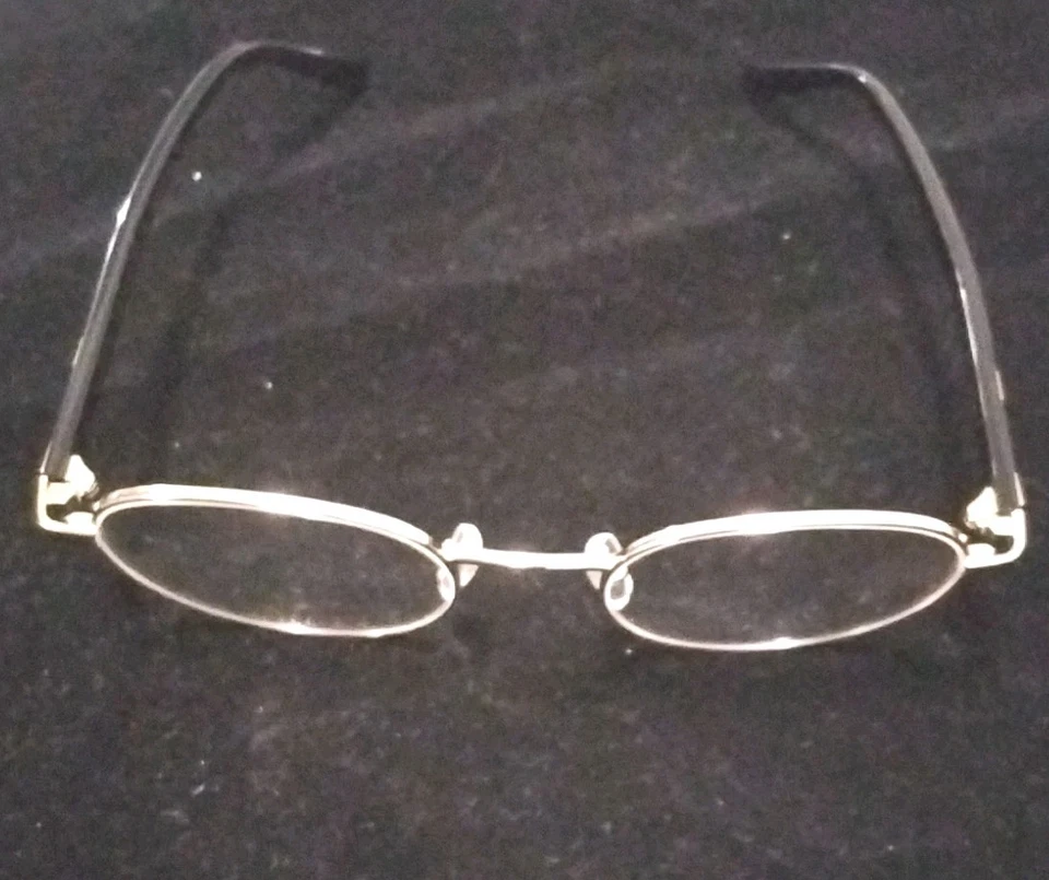 Marco de gafas dorado y negro GUCCI GG 1585O 001 51□21-145 Foto 4 de 4