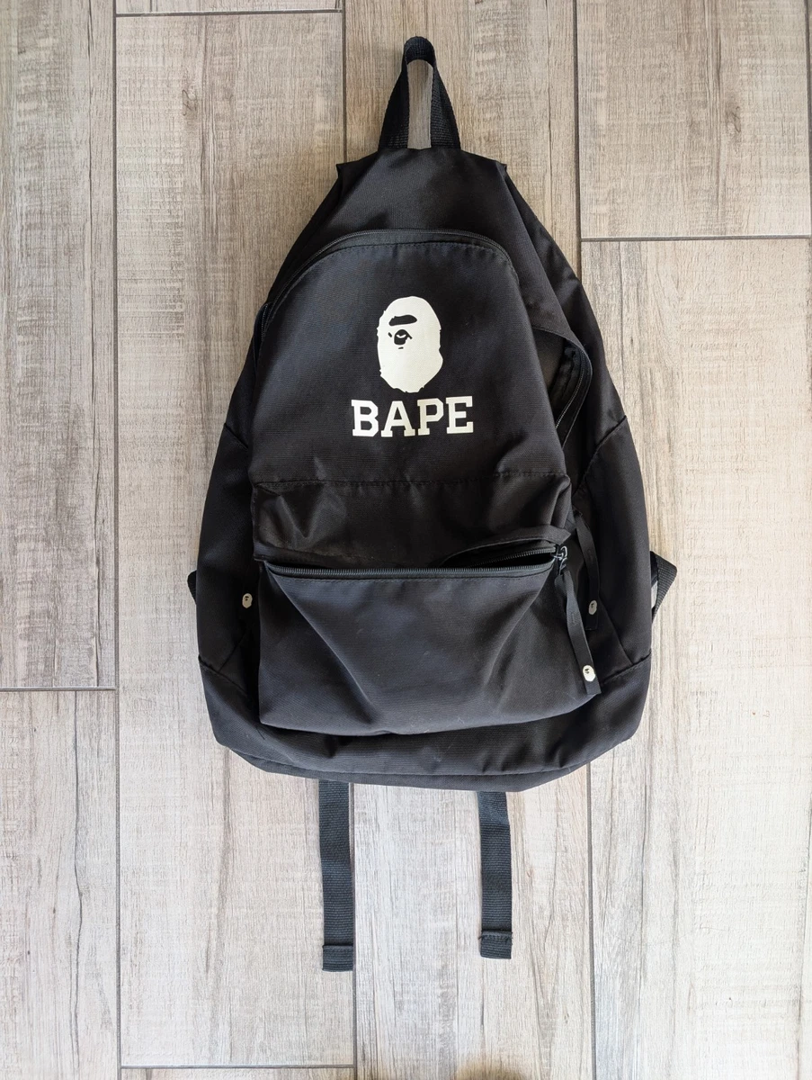 A Bathing Ape Backpack Black Bags for Men for sale | eBay