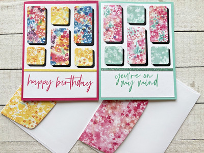 Stampin' Up! Card Kit - BLOOM IMPRESSIONS - All Inclusive Set of 6 Cards