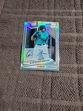 Gabriel Gonzalez 21/25 2022 Panini Elite Extra Edition Optic Holo Prizm Auto