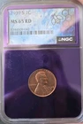 1939 S LINCOLN WHEAT CENT NGC MS65 RD