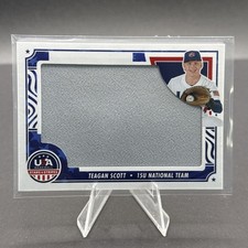 2024 Panini Stars & Stripes USA Baseball Teagan Scott Jumbo Jersey /49