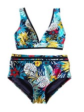 Tommy Hilfiger Sz Small High Waisted Floral Bikini Women's Swimwear