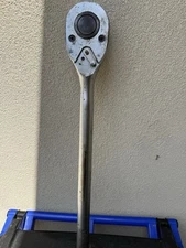 MADE USA Stanley Proto Ratchet J5849  1" Drive Pear Head Male Female Drive 26”