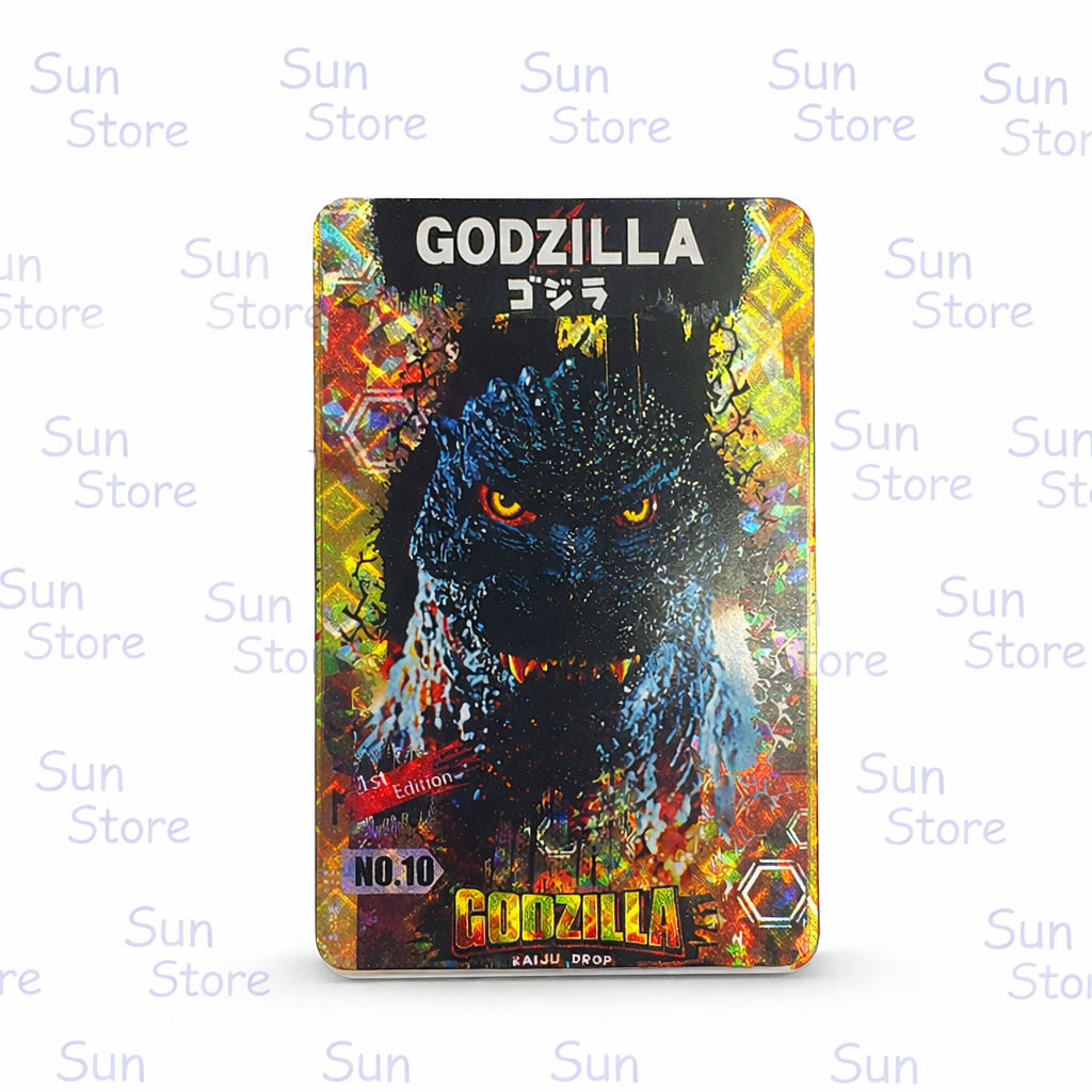 Round1 Godzilla Card Rare Toho # 10 Kaiju Drop 1st Edition Arcade