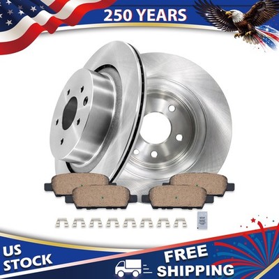 12.99 inch REAR Disc Brake Rotors Brake Pads for 2007 - 2015 Infiniti G35 G37