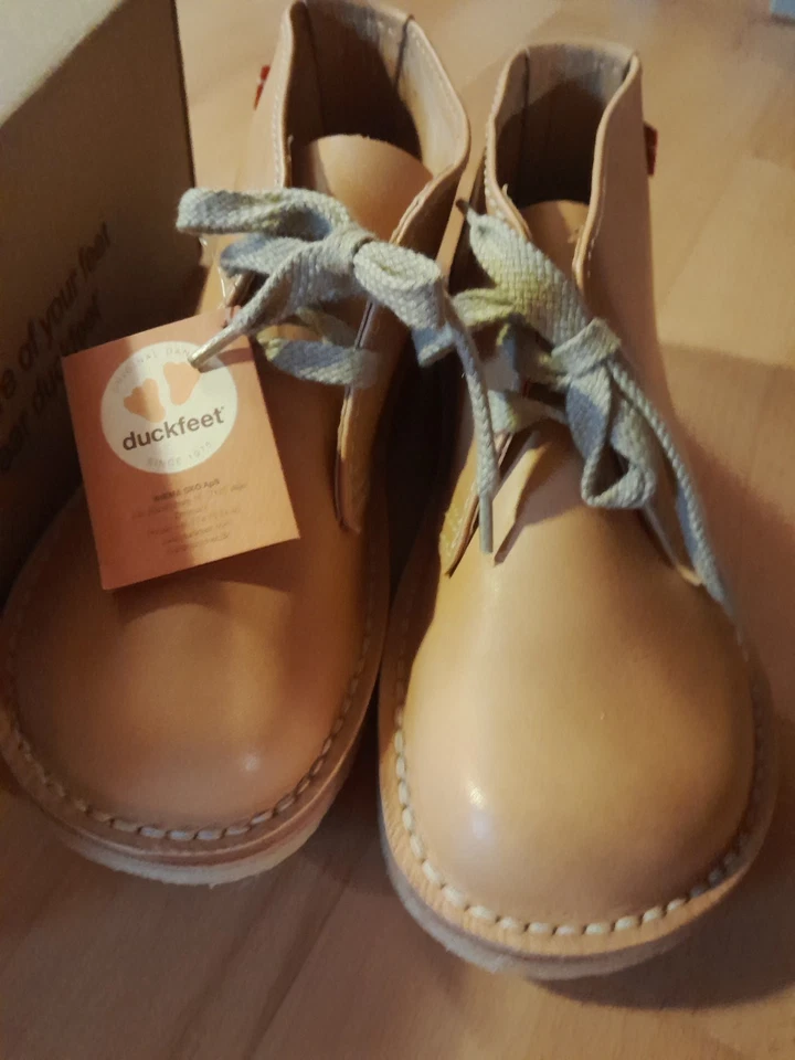 DUCKFEET Stiefeletten, Gr. 40, Sjalland, Echt Leder, Bio Natur Braun. Neu m. K. - Bild 4 von 4